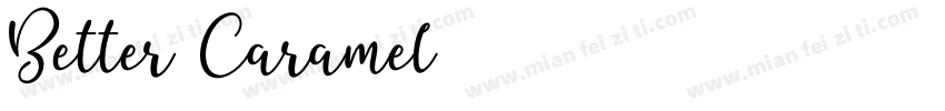 Better Caramel字体转换
